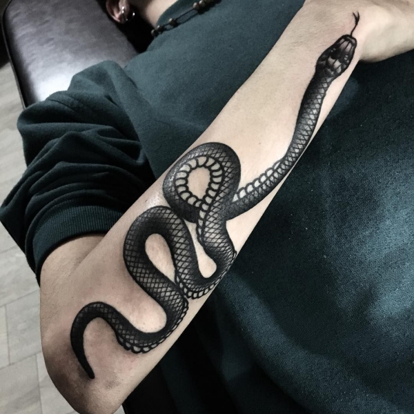 40 Realistic Snake tattoo Design and their Meaning - Four Paw Square